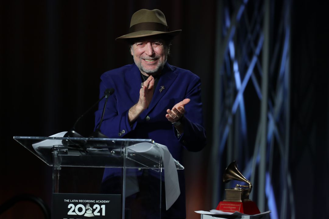 Joaquín Sabina, durante los Premios Grammys la semana pasada. Joaquín Sabina, durante los Premios Grammys la semana pasada.