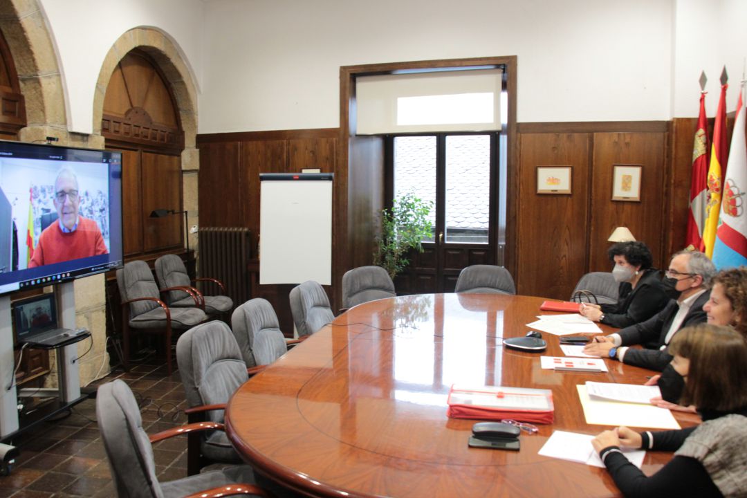 Reunión en el Ayuntamiento de Ponferrada Reunión en el Ayuntamiento de Ponferrada