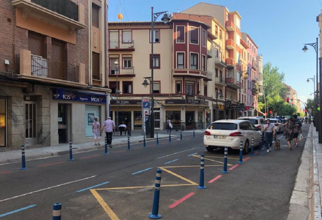Calle República Argentina tras la intervención realizada de Calles Abiertas Calle República Argentina tras la intervención realizada de Calles Abiertas