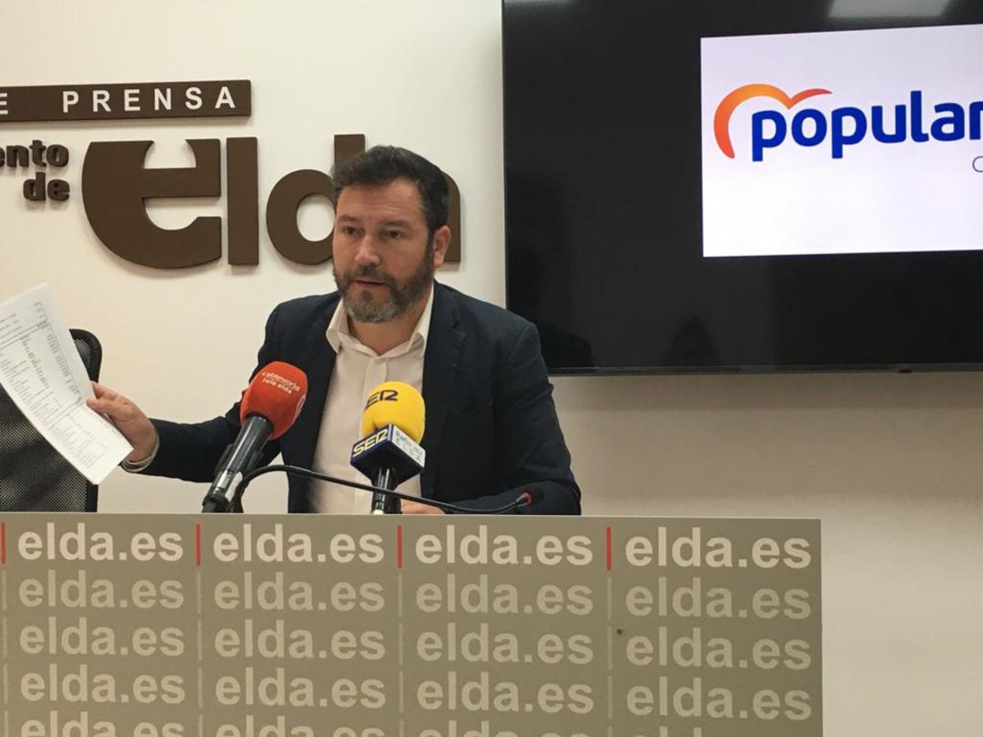 Fran Muñoz, portavoz del PP Elda Fran Muñoz, portavoz del PP Elda