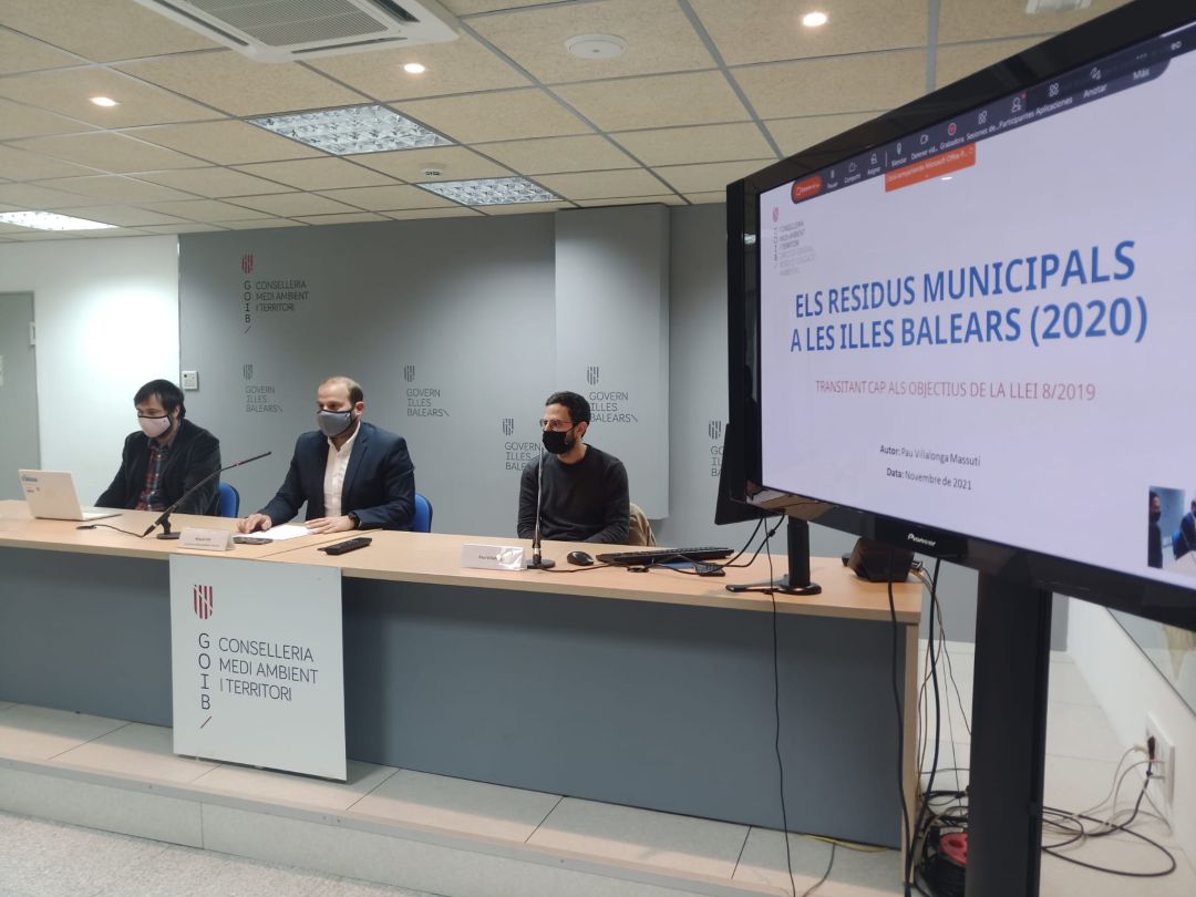 Presentación del estudio sobre los residuos en las Islas. Presentación del estudio sobre los residuos en las Islas.