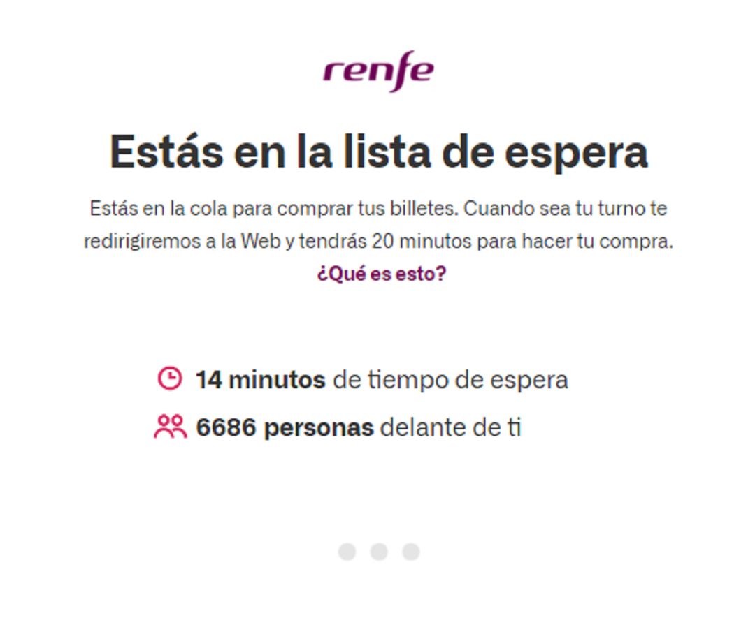 Tiempo de espera en la web Tiempo de espera en la web