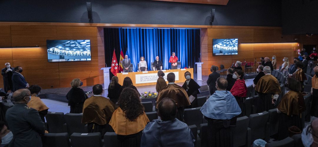 El aula magna del campus de Getafe de la Universidad Carlos III El aula magna del campus de Getafe de la Universidad Carlos III