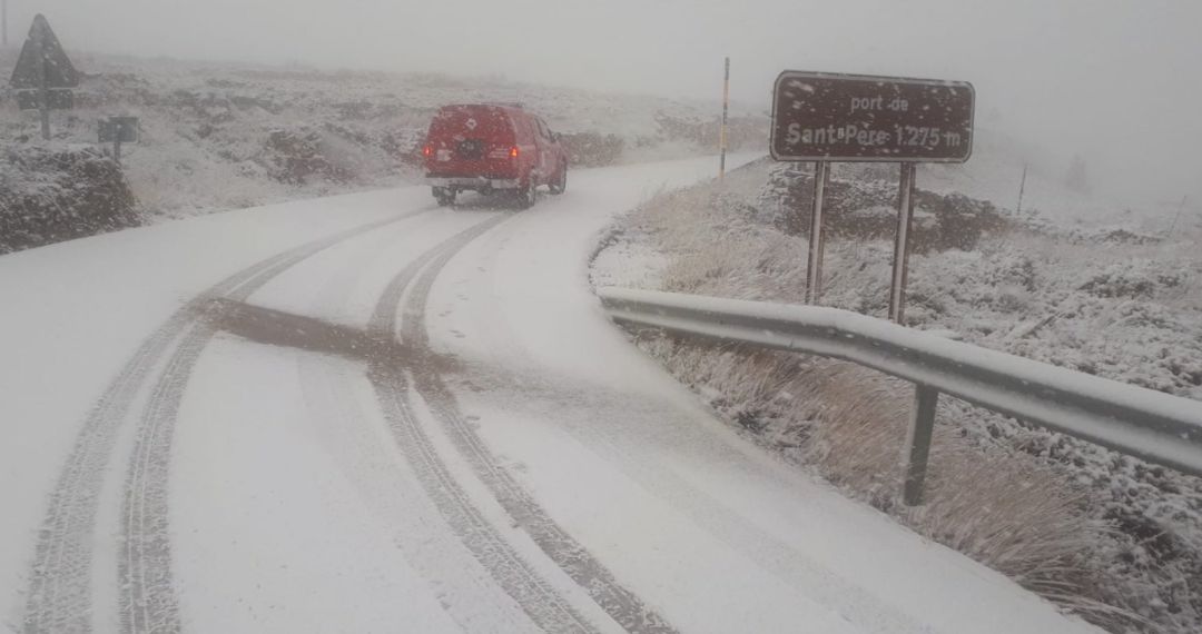 Nieve en el interior de Castellón Nieve en el interior de Castellón