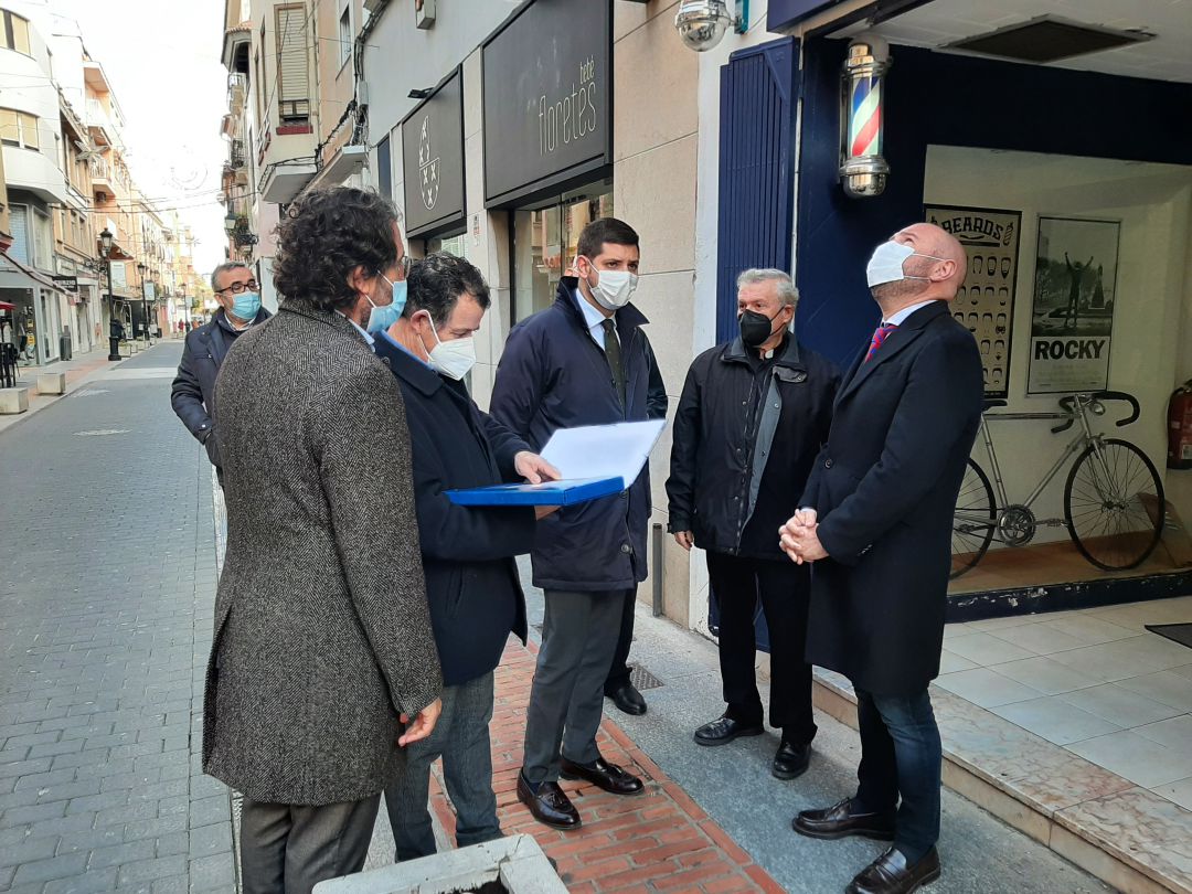 Visita del presidente de la Diputación de Valencia, Toni Gaspar, a Gandia Visita del presidente de la Diputación de Valencia, Toni Gaspar, a Gandia