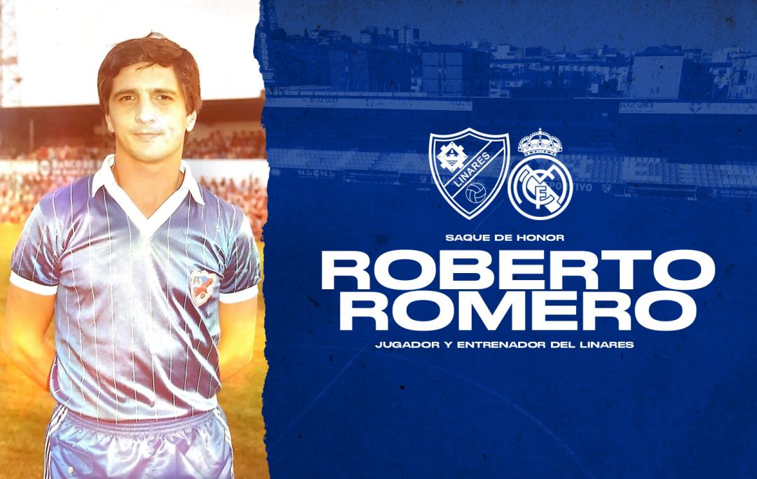 Roberto Romero, en su etapa como jugador del Linares CF. Roberto Romero, en su etapa como jugador del Linares CF.