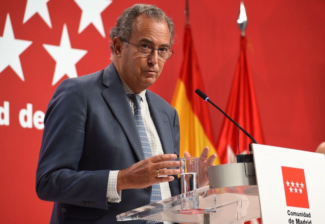El consejero de Educación, Universidades y Ciencia y portavoz de la Comunidad de Madrid, Enrique Ossorio El consejero de Educación, Universidades y Ciencia y portavoz de la Comunidad de Madrid, Enrique Ossorio