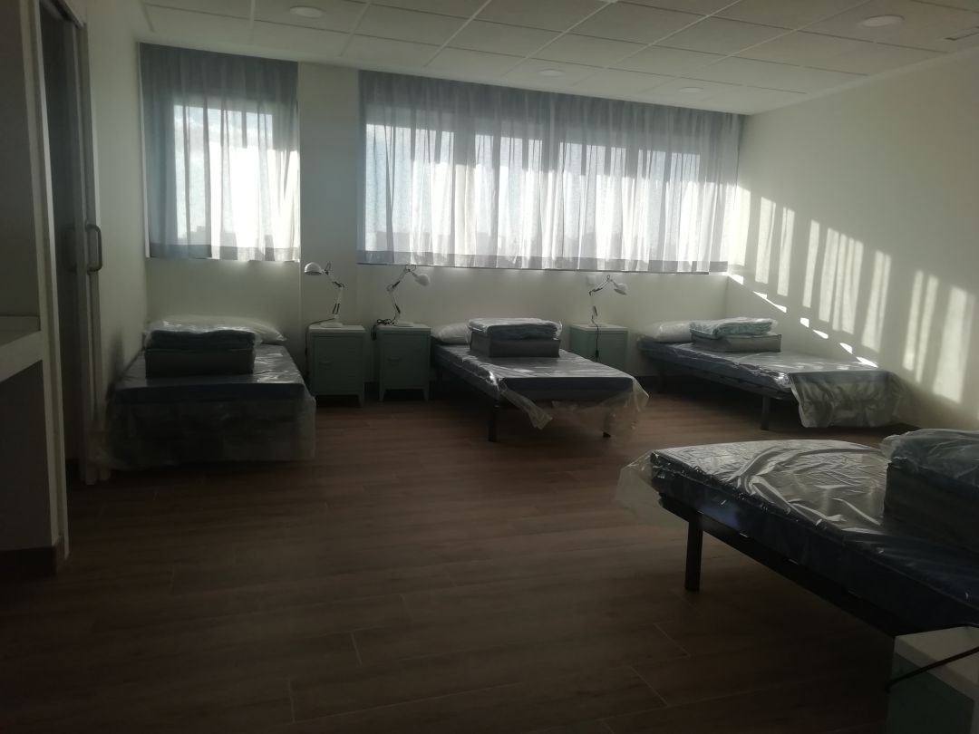 Imagen de una de las habitaciones del centro Beatriz Galindo. Imagen de una de las habitaciones del centro Beatriz Galindo.