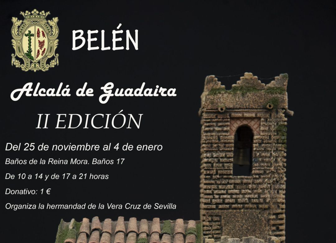 Cartel del Belén que inaugura este jueves la Hermandad de la Vera Cruz Cartel del Belén que inaugura este jueves la Hermandad de la Vera Cruz