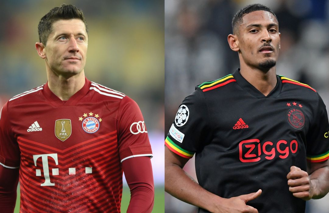 Lewandowski y Haller, en sus partidos en Champions League Lewandowski y Haller, en sus partidos en Champions League