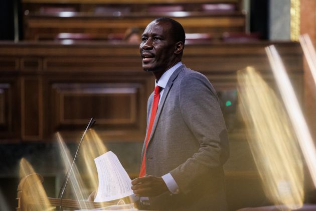 El diputado del PSOE por Las Palmas, Luc André Diouf. El diputado del PSOE por Las Palmas, Luc André Diouf.