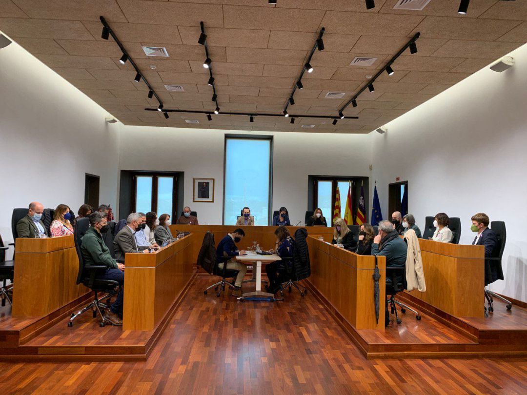 Imagen del pleno del Ayuntamiento de Ibiza Imagen del pleno del Ayuntamiento de Ibiza