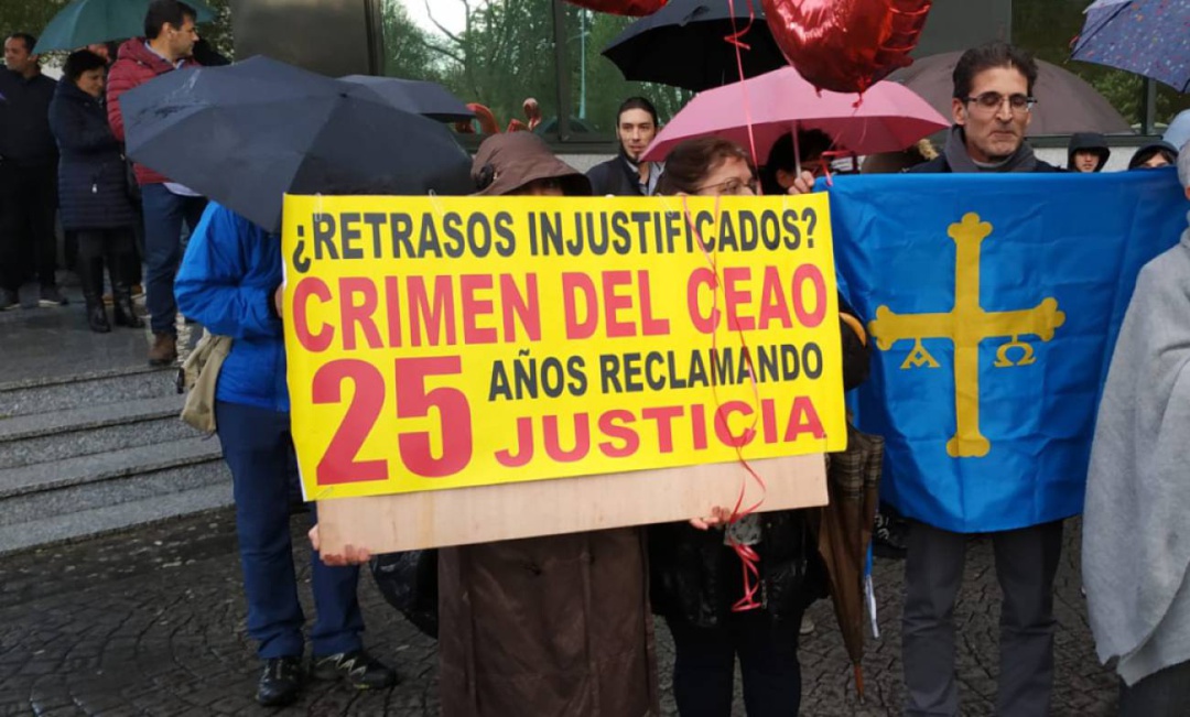 Protestas por el veinticinco aniversario del doble crimen del Cash Record. Imagen de archivo. Protestas por el veinticinco aniversario del doble crimen del Cash Record. Imagen de archivo.