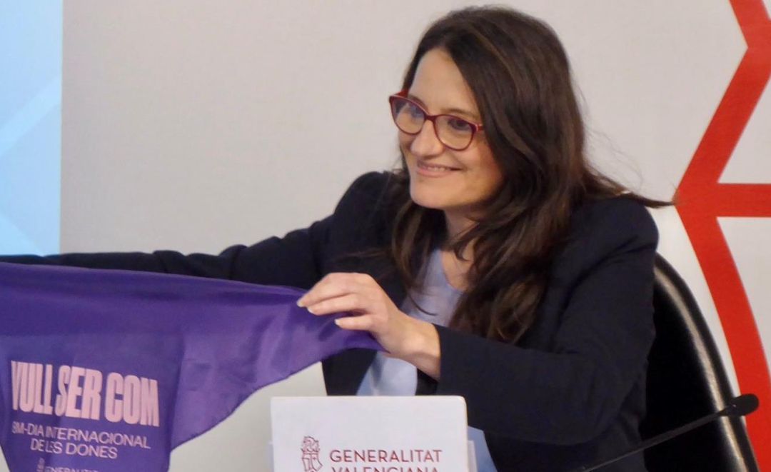 Mónica Oltra muestra el apoyo del Consell a las manifestaciones del 8M Mónica Oltra muestra el apoyo del Consell a las manifestaciones del 8M