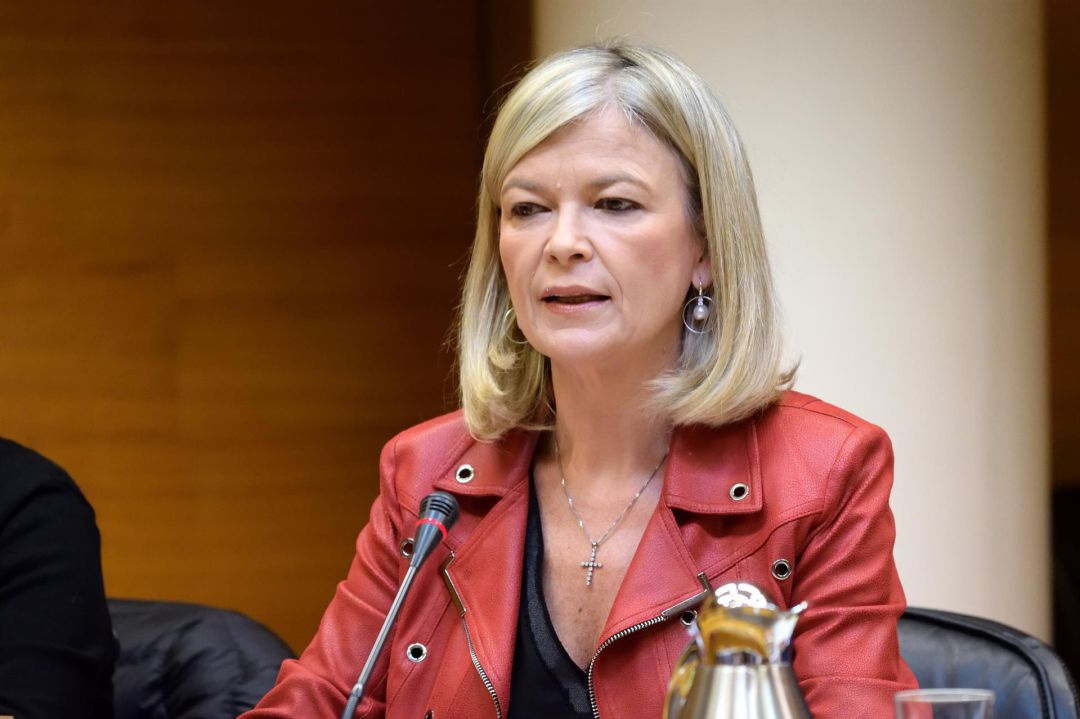 La consellera de Justicia, Gabriela Bravo, en Les Corts La consellera de Justicia, Gabriela Bravo, en Les Corts