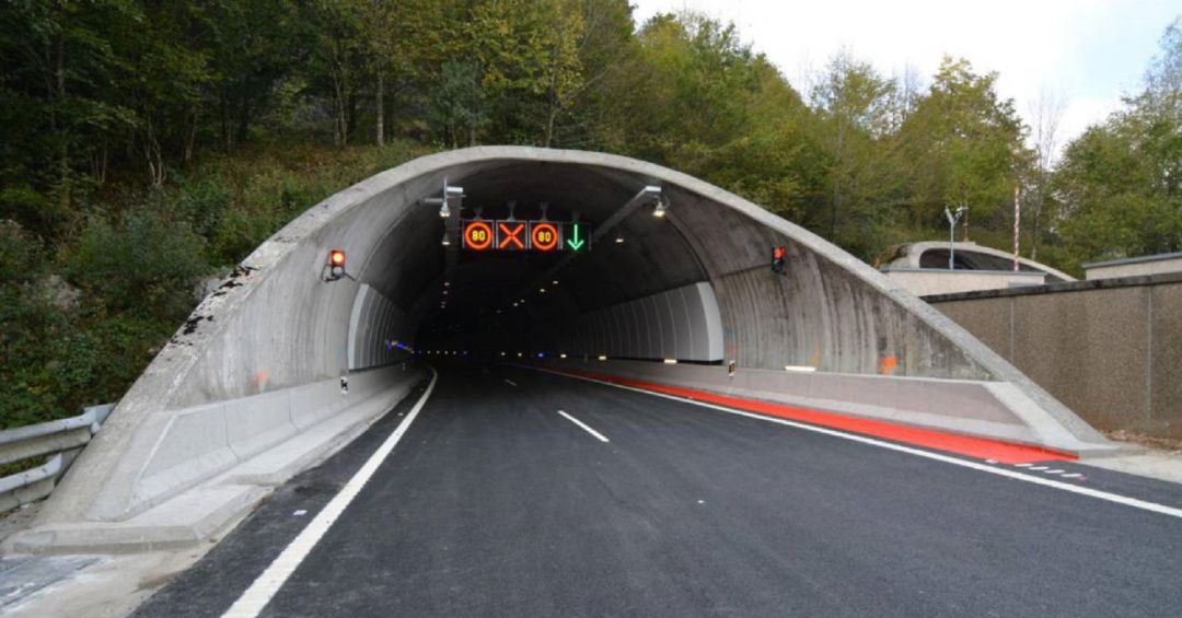Imagen de la autovía A-15 en Gipuzkoa Imagen de la autovía A-15 en Gipuzkoa