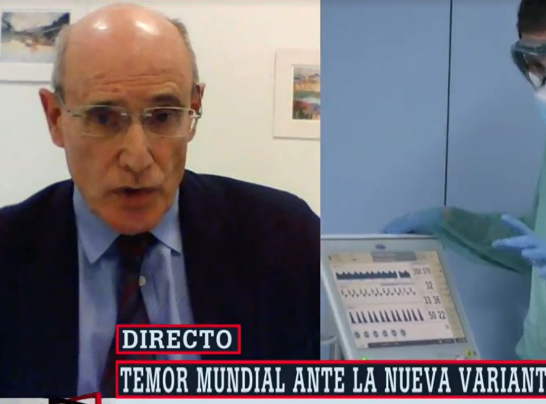 El experto español Rafael Bengoa valora la nueva variante de coronavirus en La Sexta (captura de vídeo). El experto español Rafael Bengoa valora la nueva variante de coronavirus en La Sexta (captura de vídeo).