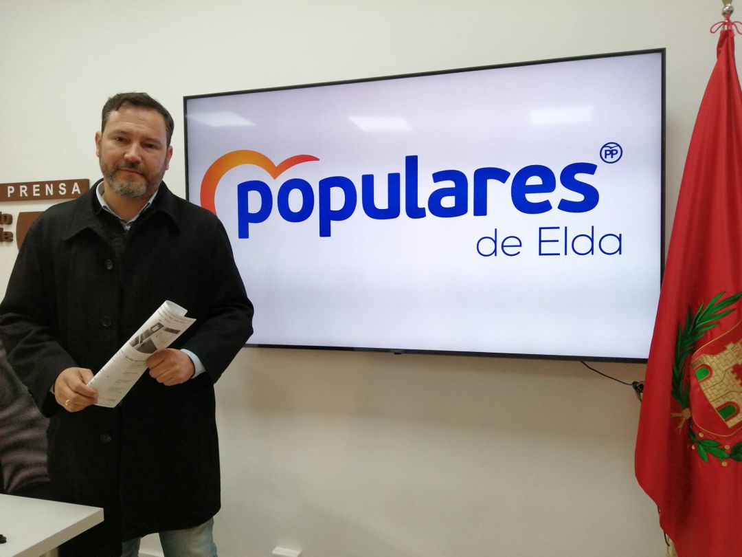 Fran Muñoz, portavoz del PP en Elda Fran Muñoz, portavoz del PP en Elda