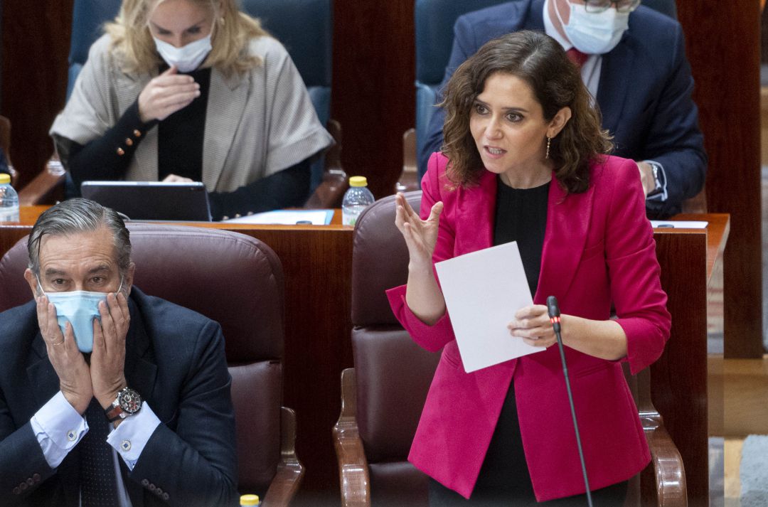 Isabel Díaz Ayuso comparece en la Asamblea de Madrid Isabel Díaz Ayuso comparece en la Asamblea de Madrid