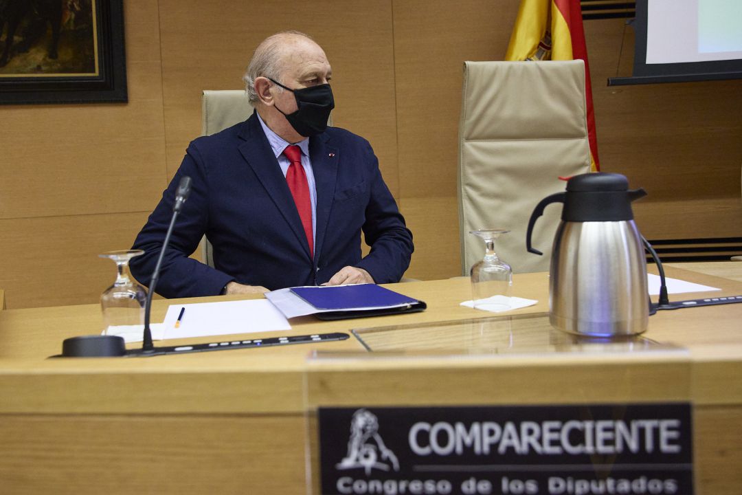 El exministro del Interior Jorge Fernández Díaz en la comisión de investigación de la operación ‘Kitchen’ del Congreso de los Diputados, a 17 de noviembre de 2021, en Madrid (España). El exministro del Interior Jorge Fernández Díaz en la comisión de investigación de la operación ‘Kitchen’ del Congreso de los Diputados, a 17 de noviembre de 2021, en Madrid (España).