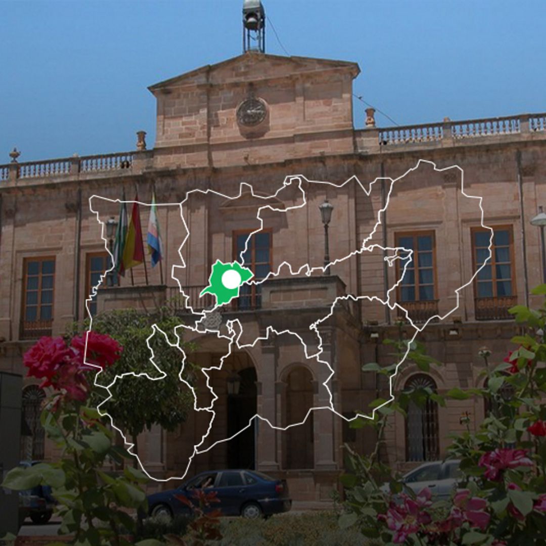 Imagen de Linares y mapa de la provincia de Jaén. Imagen de Linares y mapa de la provincia de Jaén.