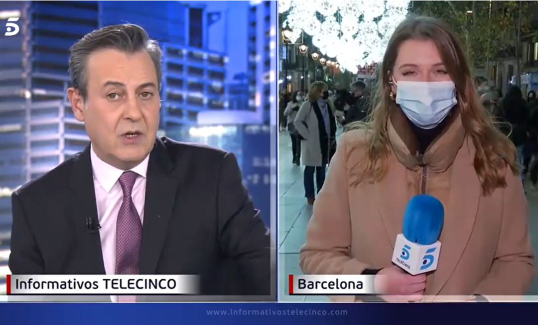 El presentador José Ribagorda y la periodista Diana Mora. El presentador José Ribagorda y la periodista Diana Mora.