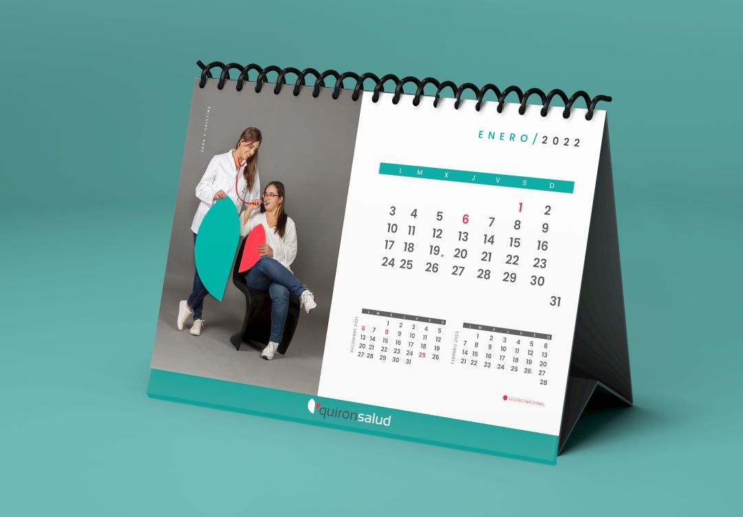 Especialistas de Quirónsalud y miembros de APSA unidos en un calendario solidario Especialistas de Quirónsalud y miembros de APSA unidos en un calendario solidario