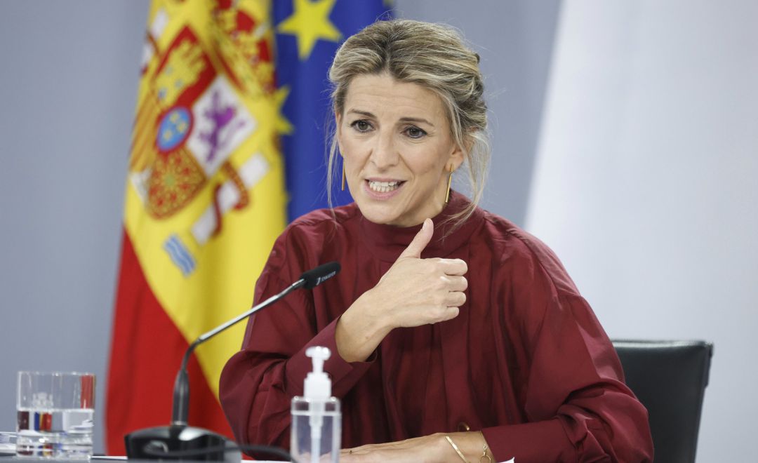 La vicepresidenta segunda y ministra de Trabajo y Economía Social, Yolanda Díaz. La vicepresidenta segunda y ministra de Trabajo y Economía Social, Yolanda Díaz.