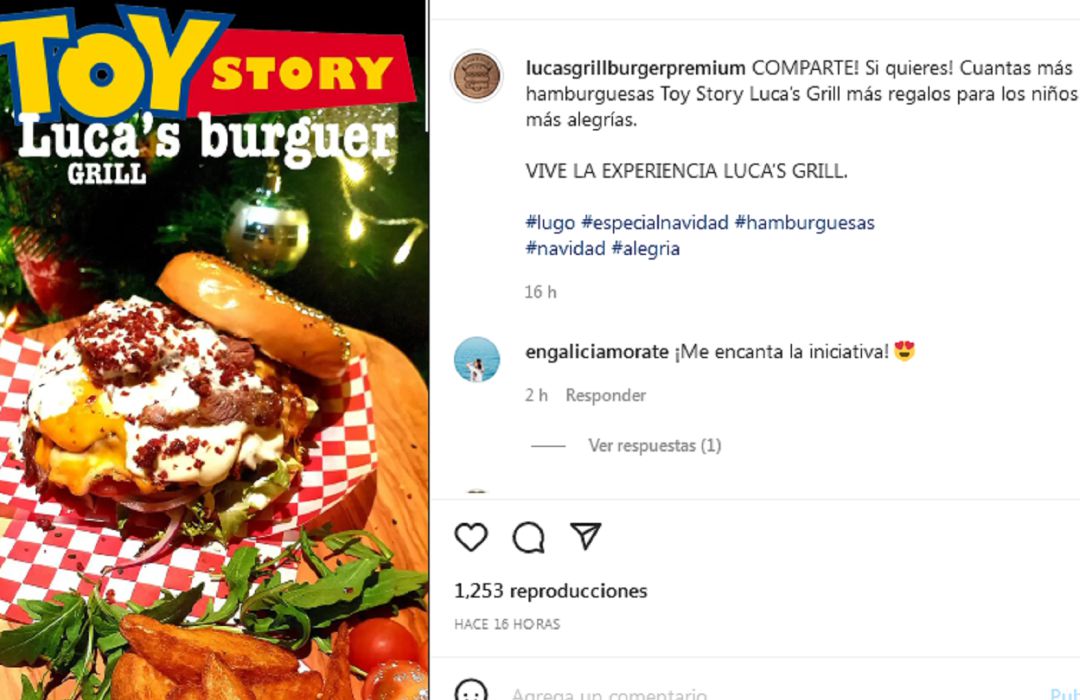 La hamburguesa estará disponible hasta el 3 de enero La hamburguesa estará disponible hasta el 3 de enero