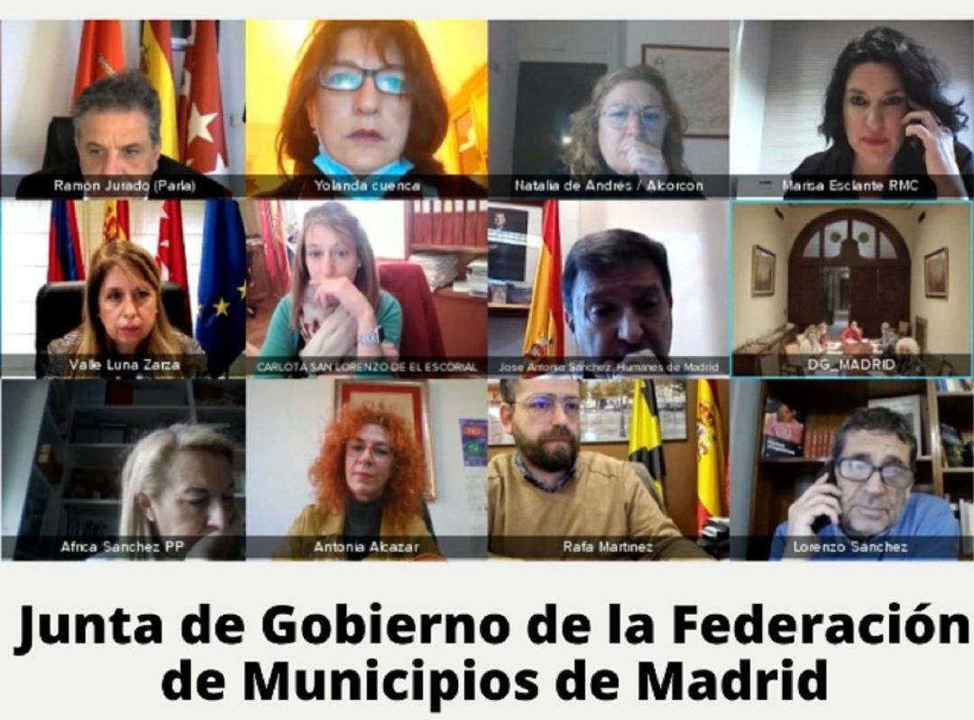 Reunión de la Junta de Gobierno de la Federación de Municipios de Madrid Reunión de la Junta de Gobierno de la Federación de Municipios de Madrid