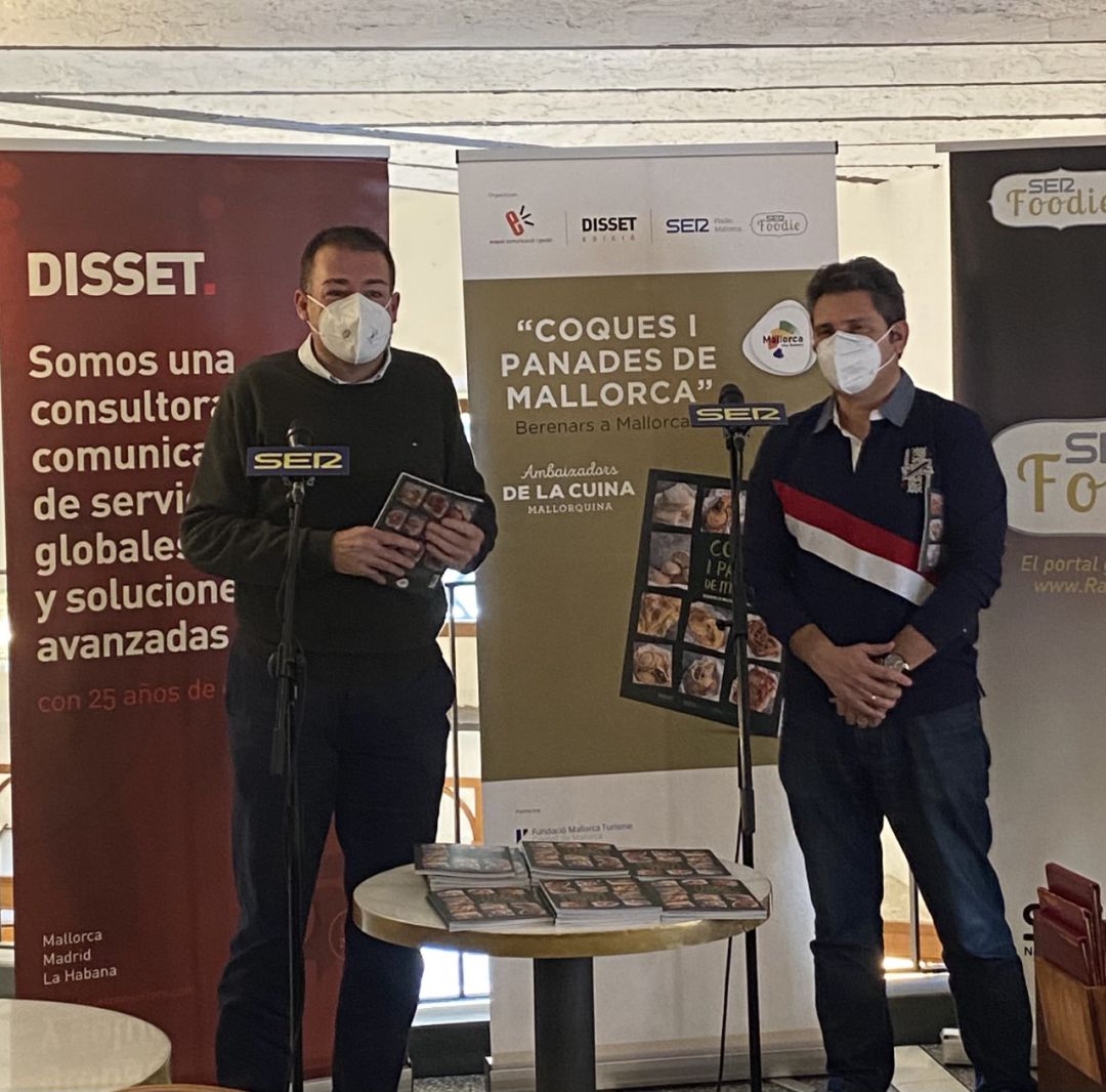 Toni Pons, CEO de Disset Edició, y Miguel Vera, de Cadena SER Toni Pons, CEO de Disset Edició, y Miguel Vera, de Cadena SER