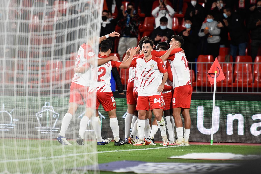 Celebración del gol de Ramazani al Elche en la Copa del Rey. Celebración del gol de Ramazani al Elche en la Copa del Rey.