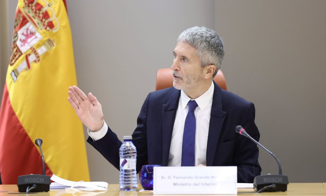 El ministro de Interior, Fernando Grande-Marlaska. El ministro de Interior, Fernando Grande-Marlaska.
