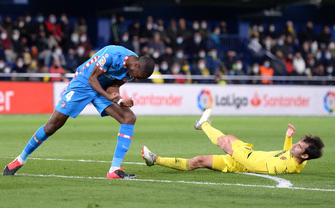 Kondogbia celebra su tanto del empate Kondogbia celebra su tanto del empate