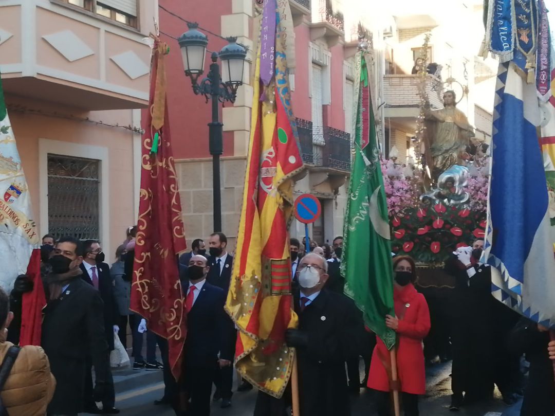 Subida de San Blas a su ermita el pasado mes de diciembre de 2021 Subida de San Blas a su ermita el pasado mes de diciembre de 2021