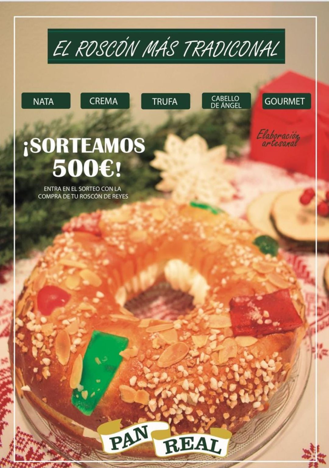 El cheque regalo de 500€ de Pan Real ya tiene ganador El cheque regalo de 500€ de Pan Real ya tiene ganador