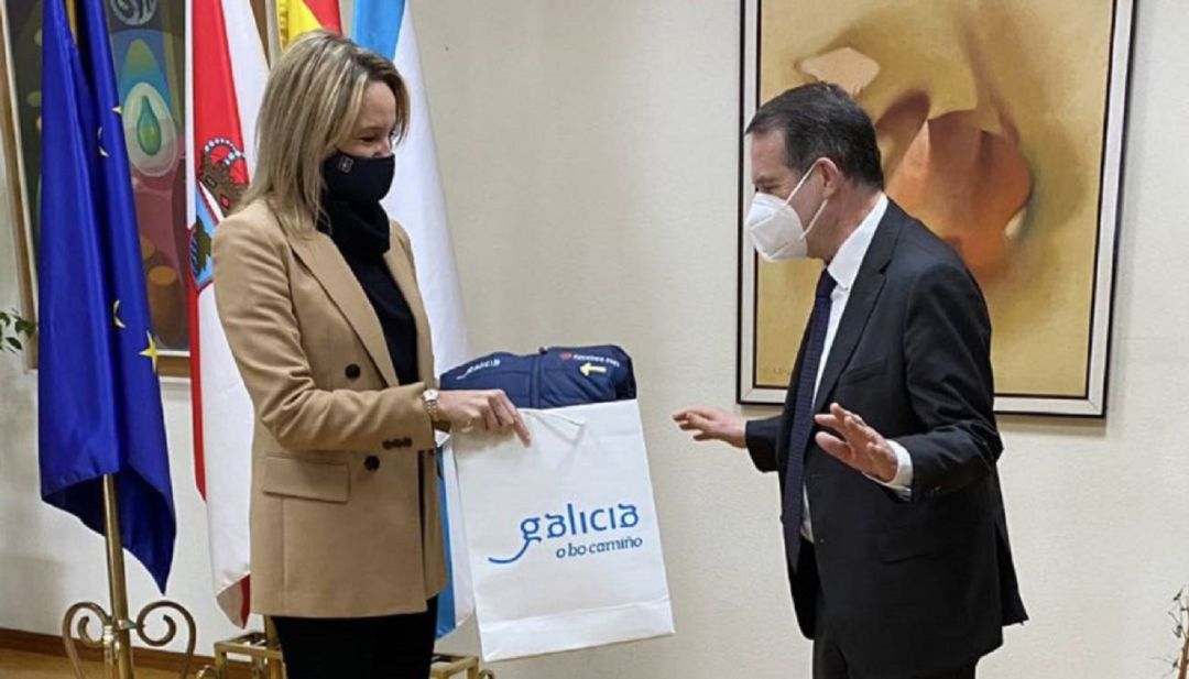 Marta Fernández Tapias y Abel Caballero Marta Fernández Tapias y Abel Caballero