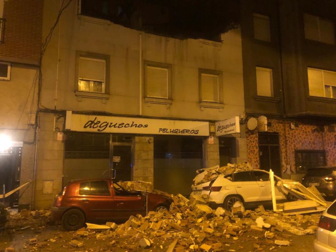 Estado en que quedó el edifico Estado en que quedó el edifico