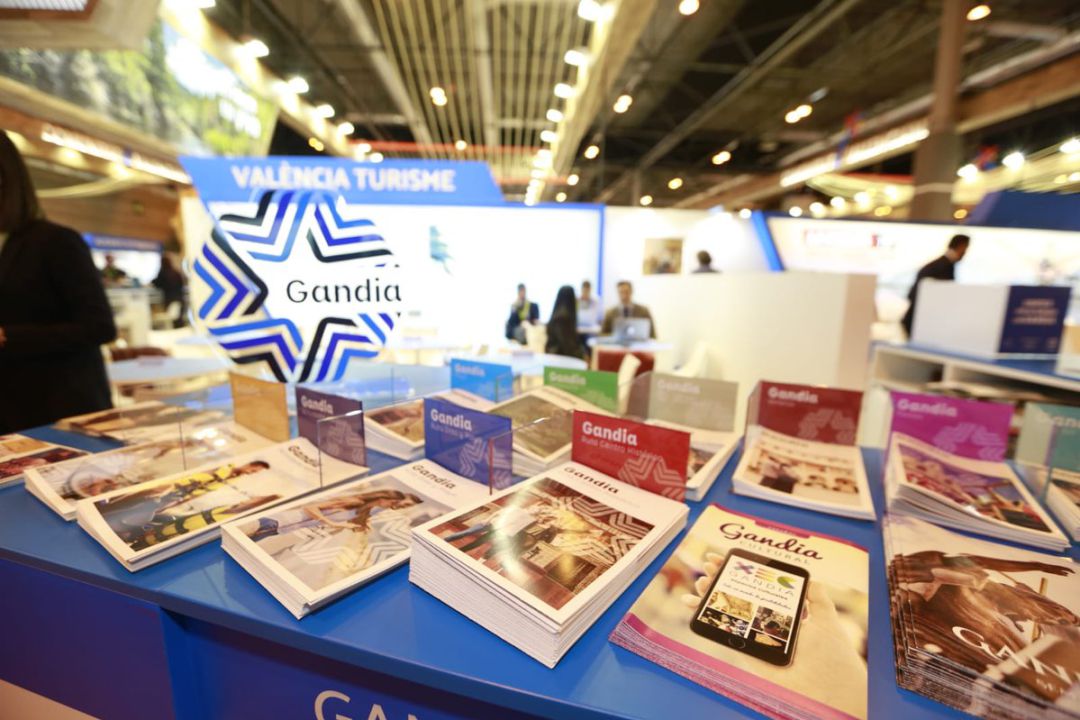 Folletos turísticos de Gandia en Fitur Folletos turísticos de Gandia en Fitur