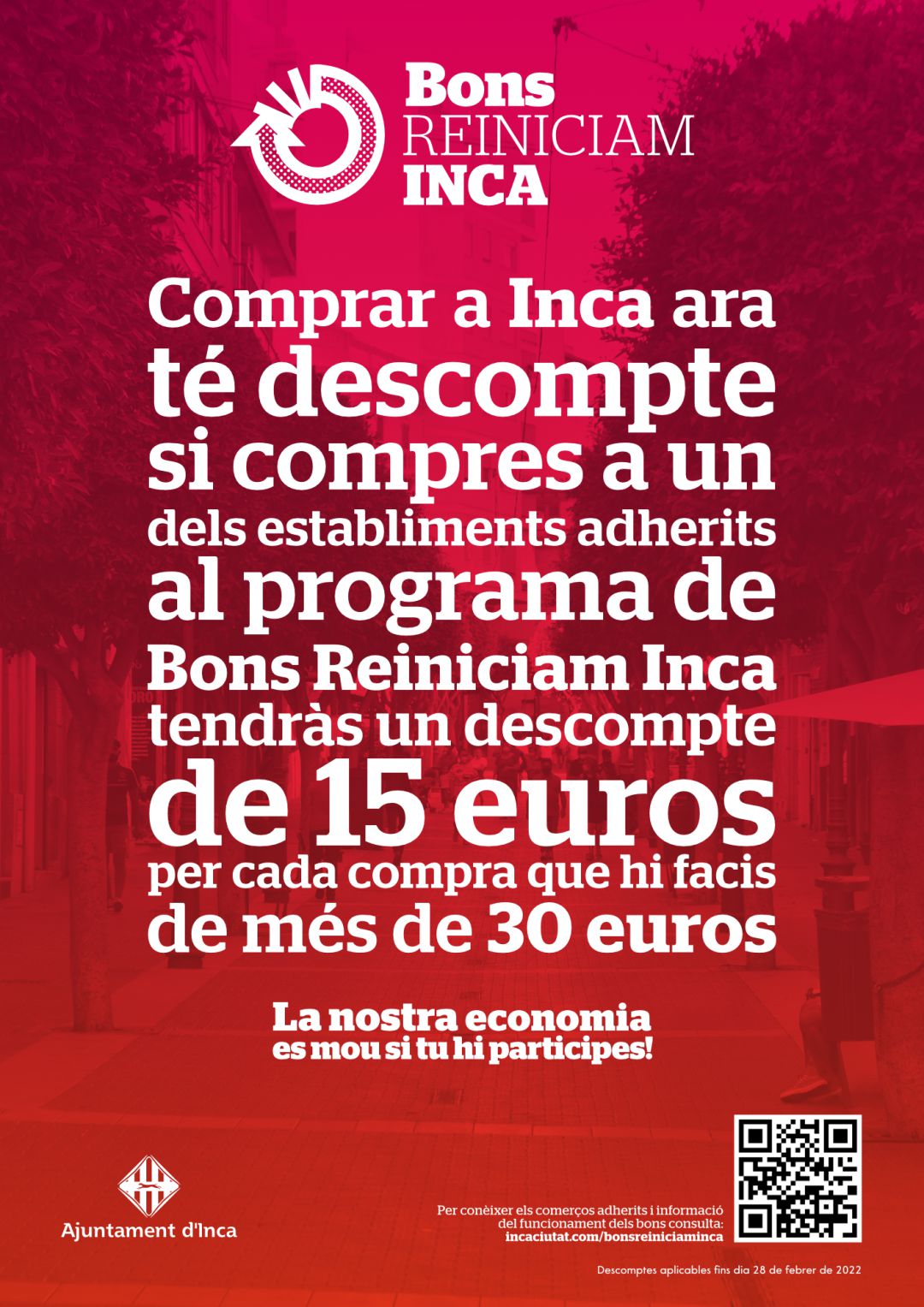 121 establecimientos se suman a la campaña de los bonos Reiniciam Inca 121 establecimientos se suman a la campaña de los bonos Reiniciam Inca