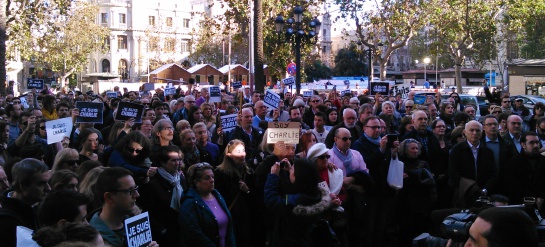 Valencia se suma a la marcha francesa contra el terrorismo