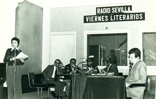 Imagen de los 'Viernes Literarios' de Radio Sevilla.