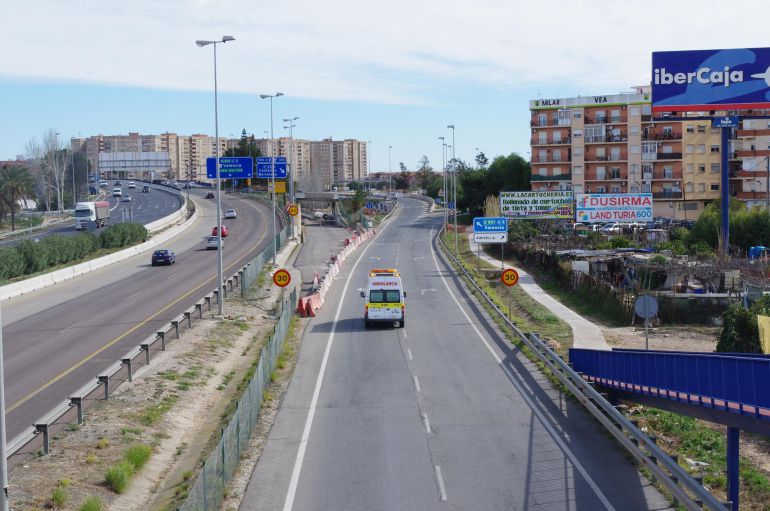 Obras en la A3 a la altura de Xirivella Radio Valencia Cadena SER