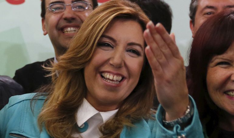 Susana Díaz, vencedora de las elecciones autonómicas en Andalucía.