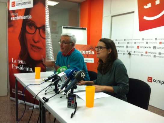Los denunciantes de #RitaLeaks, Joan Ribó y Mónica Oltra