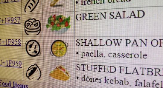 Junto a la Paella, otros alimentos como la baguette, la patata, el bacon, la ensalada o el Kebab, entre otros, esperan ser incluidos como emojis en UNICODE