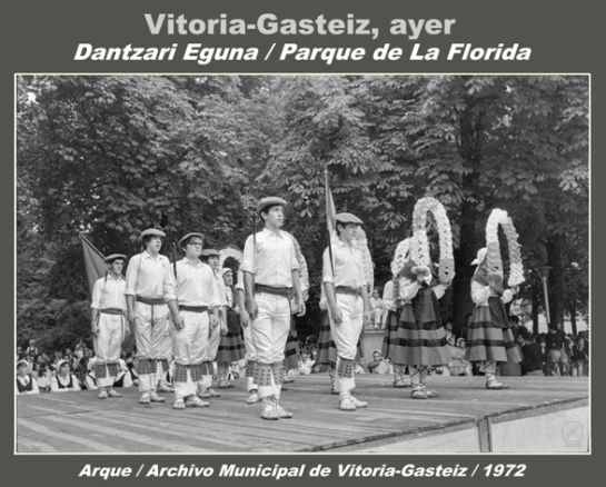 Así fue el Dantzari Eguna de Vitoria en 1972: vídeo y fotos