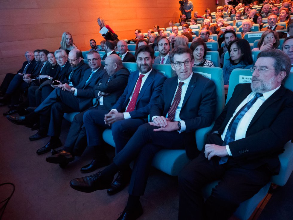 Algunas autoridades y directivos de la SER Algunas autoridades y directivos de la SER