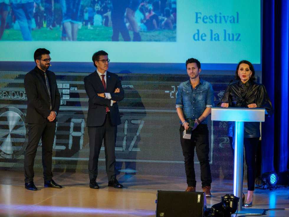 Momento del discurso de Luz CAsal Momento del discurso de Luz CAsal