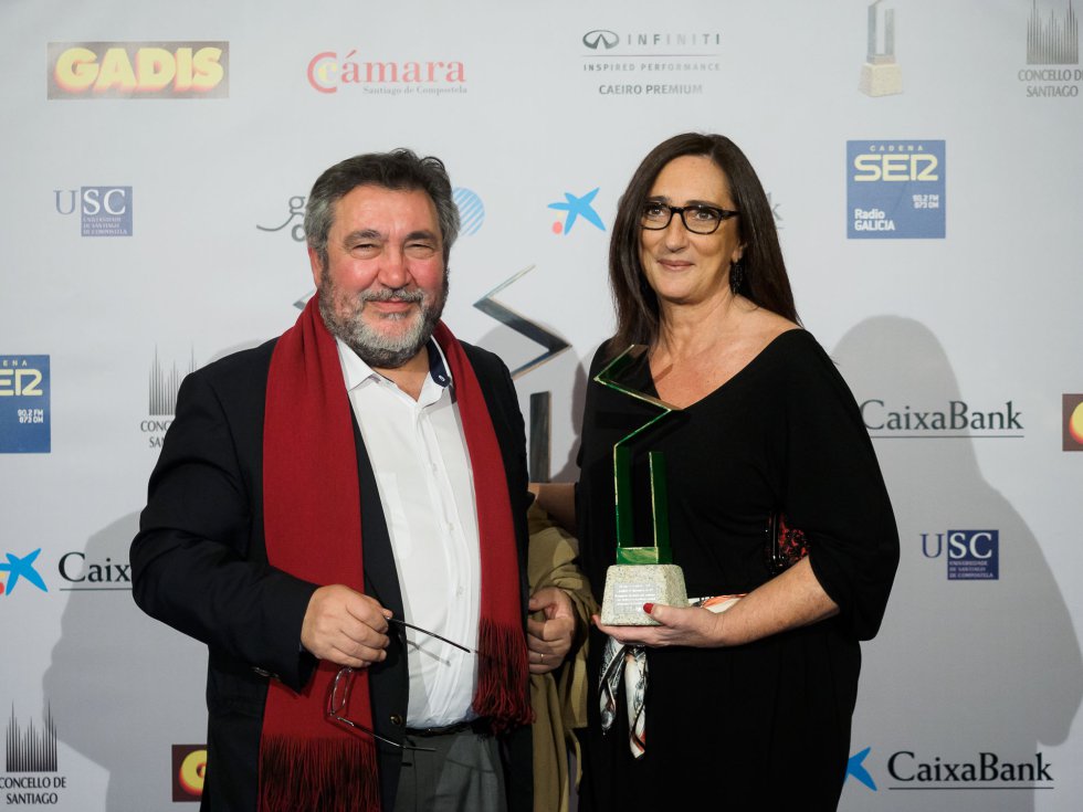 Luis Celeiro y Victoria Otero, ambos de la USC Luis Celeiro y Victoria Otero, ambos de la USC